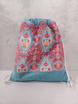 Preview: Dekodruck Boho Velvet Samt Blumen, Ranken Kupfer by Bienvenido von Swafing